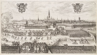 KG 14428
<br/>
Gezicht op Antwerpen, intocht Ferdinand te Antwerpen
<br/>
<em>Thulden, Theodor van (1606-1669)</em>